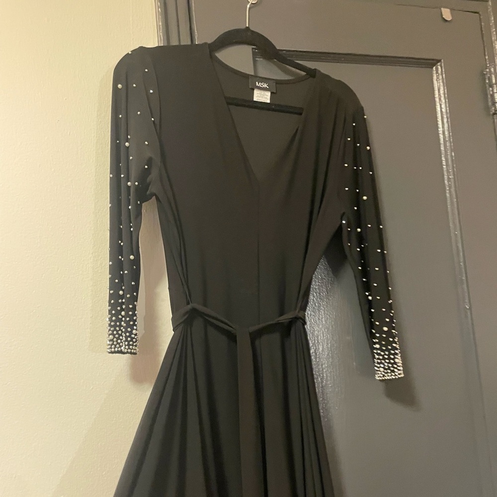 Formal Black Sparkle Dress - Size L